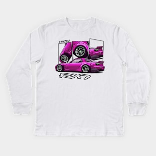 Mazda RX7, JDM Kids Long Sleeve T-Shirt